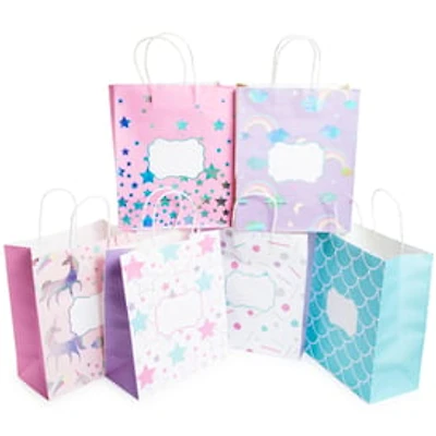 Magical Gift Bags 6-Pack, 13in x 10.5in
