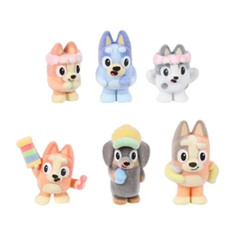 Bluey® Fuzzies Surprise Collectible Figures 2‑Pack