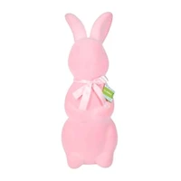 Easter Novelty Flocked Bunny