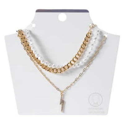 Layered Necklace Set 3-Count - Lightning