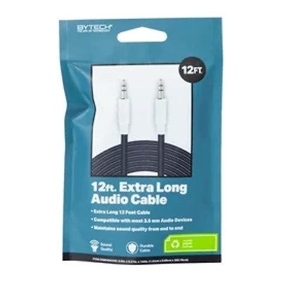 12ft Extra Long 3.5Mm Audio Cable