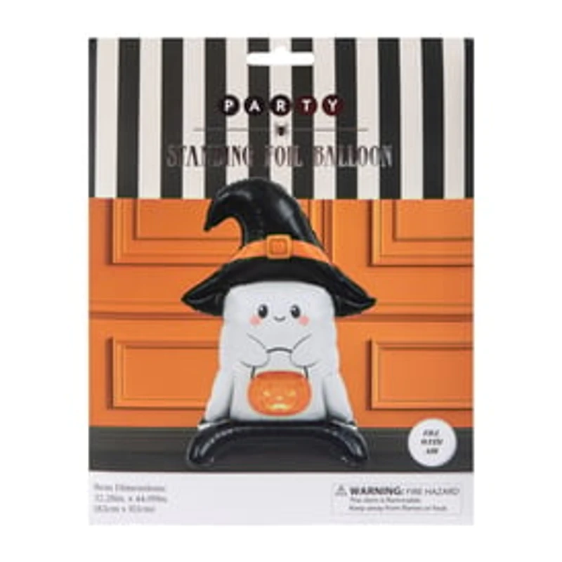 Halloween Party Standing Ghost Foil Balloon