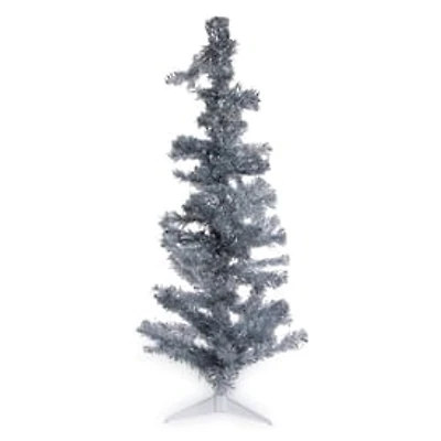4ft Silver Christmas Tree With Stand