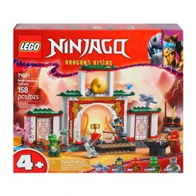 LEGO® Ninjago Dragon's Rising Ninja Spinjitsu Temple Building Toy 158-Pcs
