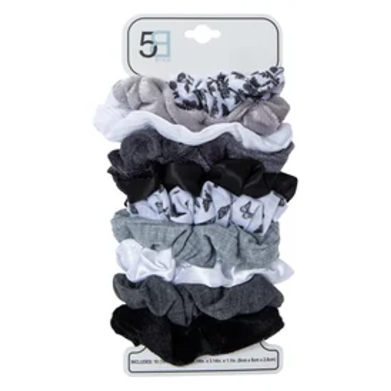 Assorted Scrunchie Set 10-Count