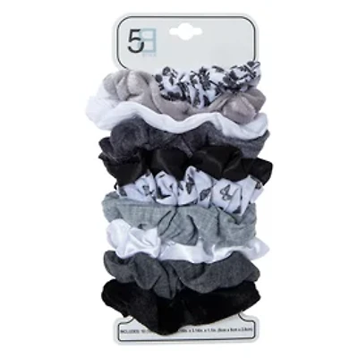 Assorted Scrunchie Set 10-Count