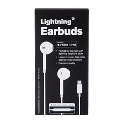 Lightning® Wired Earbuds For iPhone & iPad