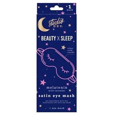 Studio Dry® Beauty x Sleep Melatonin Satin Eye Mask