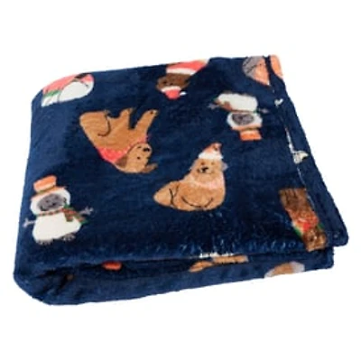Holiday Dogs Blanket 50in x 60in