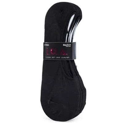 Black Shoneliner Socks 5-Pack For Women