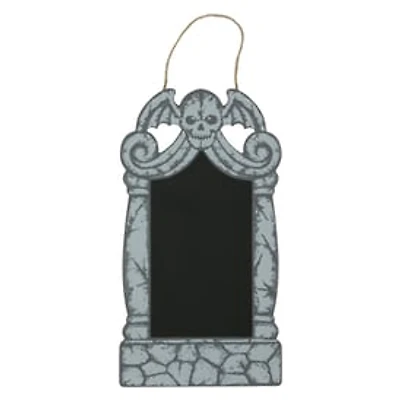 Chalkboard Tombstone Halloween Decor 7.7in x 14in
