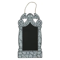 Chalkboard Tombstone Halloween Decor 7.7in x 14in
