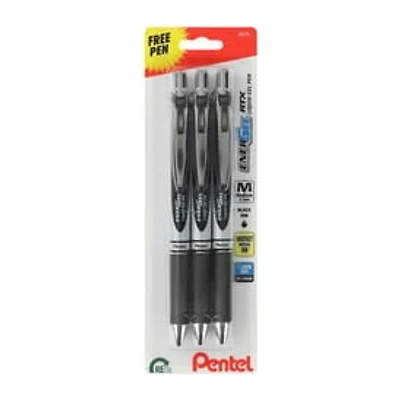 Pentel® Energel RTX Liquid Gel Pen 3-Pack (Styles May Vary)