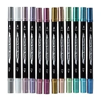 Metallic Markers 12-Count