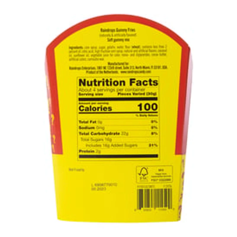 Gummy Fries Flavor Surprise Candy 4.06oz