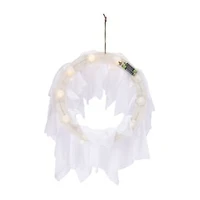 Light Up Ghost Wreath