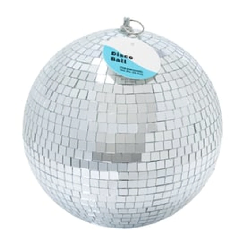 Silver Disco Ball 10in