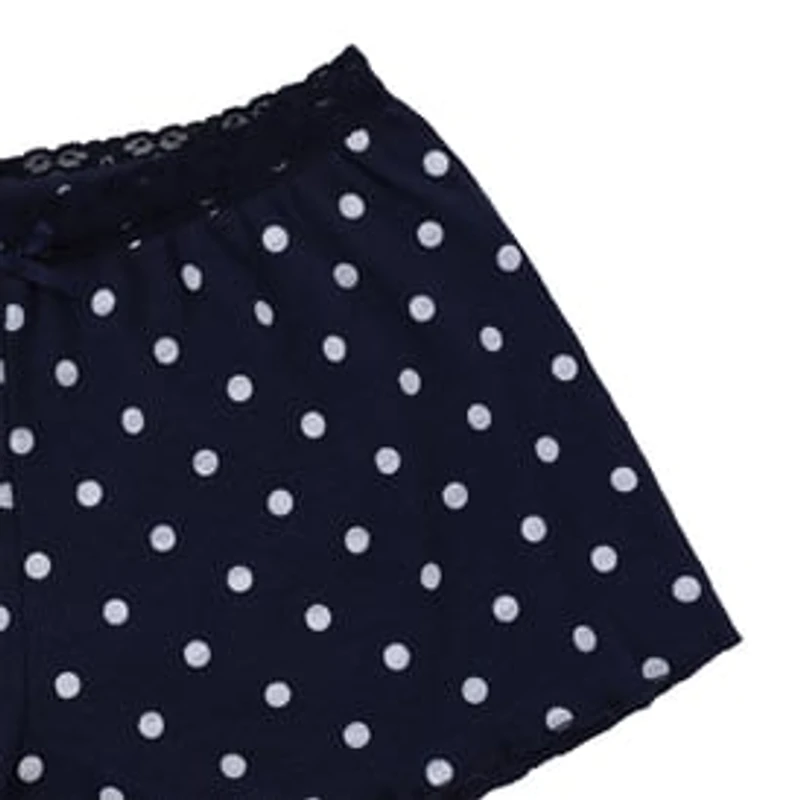 Juniors Polka Rib Shorts