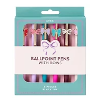 Ballpoint Pens With Bows 6-Pack
