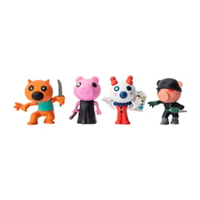 Piggy Collectible Figure Pack 4-Count