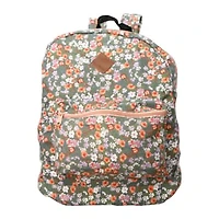 Printed Canvas Backpack 16in