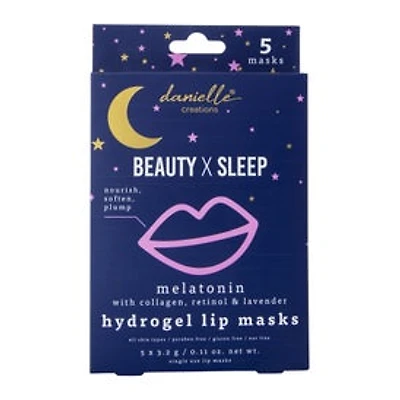 Danielle Creations® Beauty x Sleep Melatonin Hydrogel Lip Masks 5-Piece