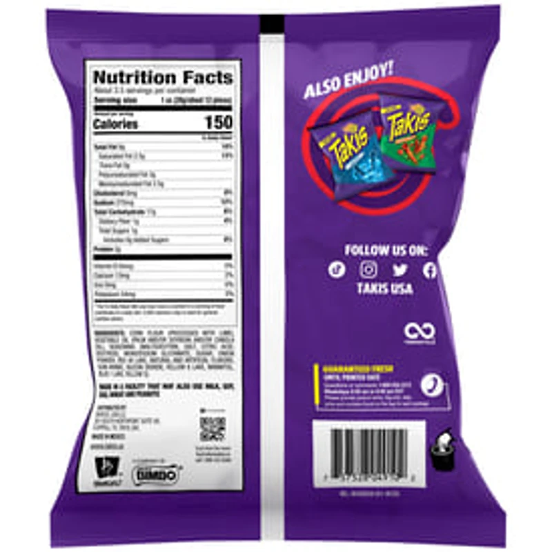 Takis® Nitro Habanero & Lime Rolled Tortilla Chips 3.25oz