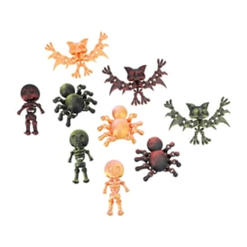 Articulated Creepy 3D Printed Figures 3-Pack (Styles May Vary)