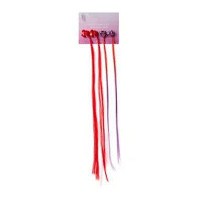 Mixed Claw Clips With Faux Hair 4-Count
