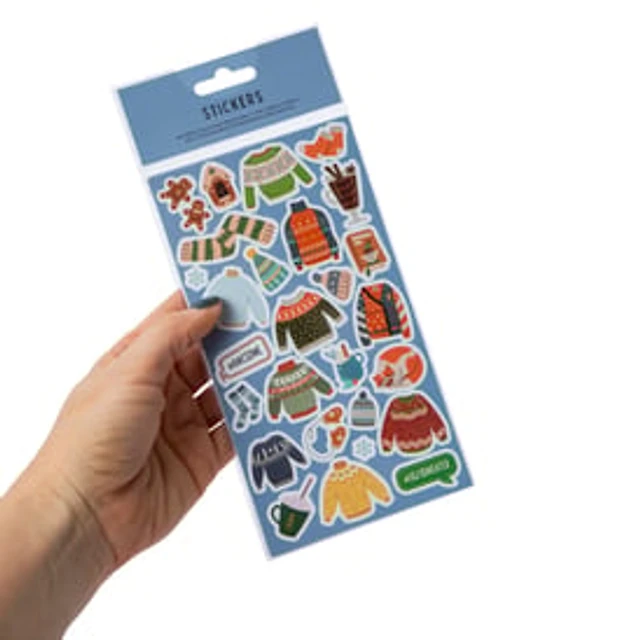 Winter Stickers, 4 Sheets