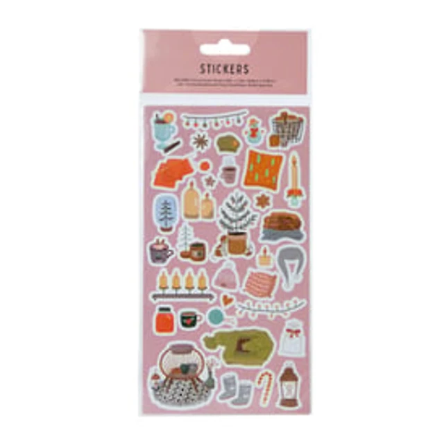Winter Stickers, 4 Sheets