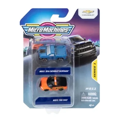 Micro Machines Die-Cast Car Toy 2-Pack (Styles May Vary)