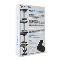4-in-1 Headphone Stand With Wireless Charging Station