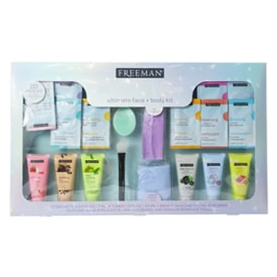 Freeman® Scrub + Glow Ultimate Face + Body Kit 20-Piece