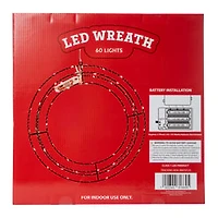 LED Wreath 15in