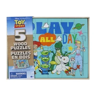 Disney PIXAR Wood Puzzles 5-Pack