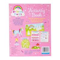 Unicorn Magic Activity Book With 50+ Puffy Stickers