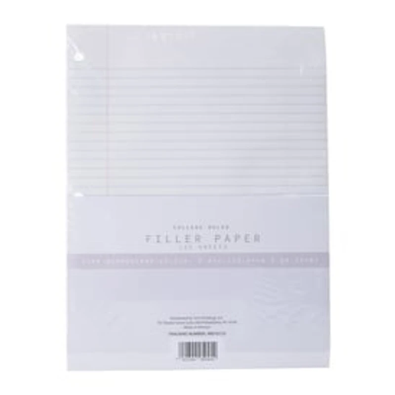 College Ruled Filler Paper 125 Sheets