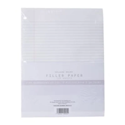 College Ruled Filler Paper 125 Sheets