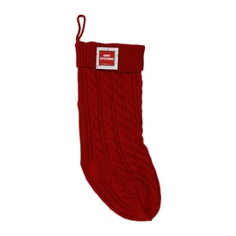 Cable Knit Christmas Stocking