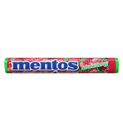 Mentos® Strawberry Roll 1.3oz - 14 Pieces
