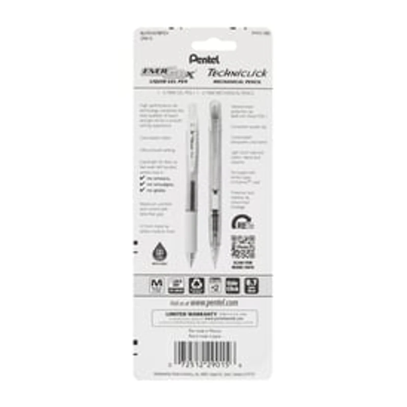 Pentel® Pen & Pencil 2-Pack (Styles May Vary)
