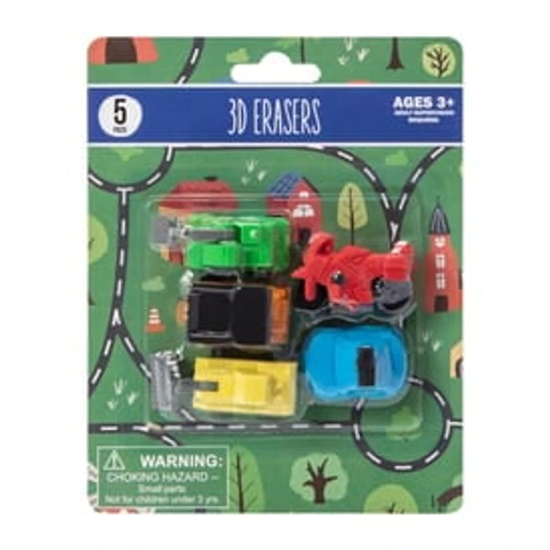 Premiere® Balloon Animal 3D Erasers 5-Count
