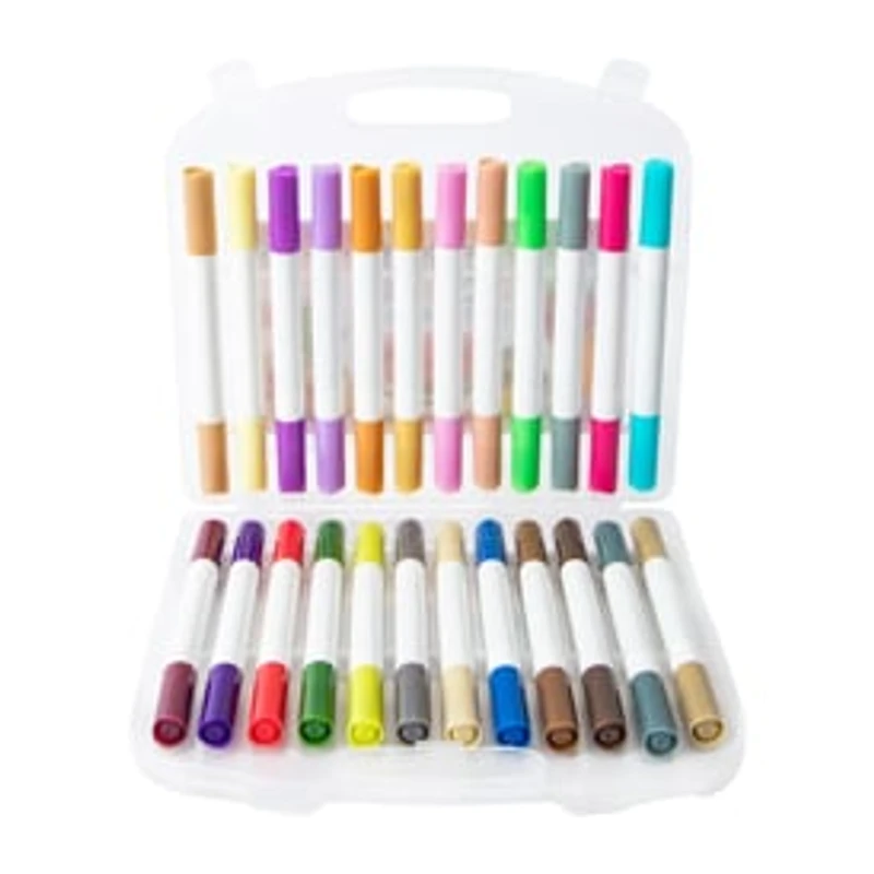Washable Scented Pastel Markers 24-Count