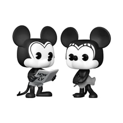 Funko Pop! Disney Mickey Mouse & Minnie Mouse Vinyl Figures 2-Count