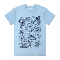 Seashells Collage Graphic Tee
