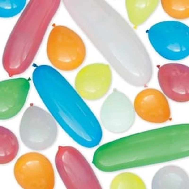 Assorted Latex Balloons 100-Count