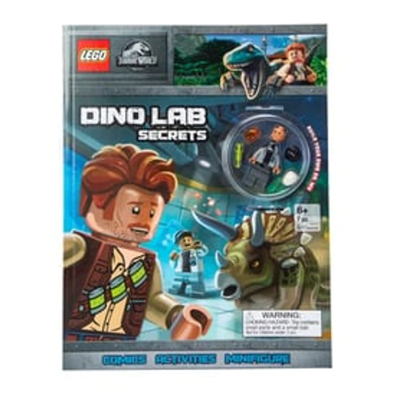 LEGO® Jurassic World™ Dino Lab Secrets Comic Activity Book & Minifigure Set