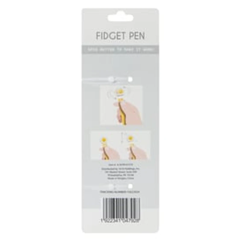 Fidget Pen With Spinning Topper