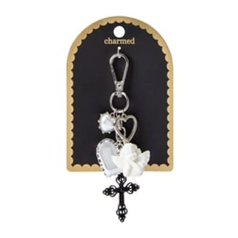 Charmed Cluster Angel Key Ring
